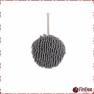 FinDee ผ้าเช็ดมือ ผ้าไมโครไฟเบอร์ แบบตัวหนอน นุ่มดูดซับน้ำได้ดี ผ้าเช็ดมือทรงกลม towels