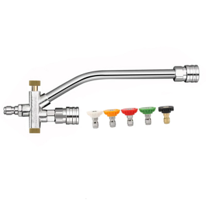 Foam Cannons Double Connector Accessories Pressure Washer Wand Includes 5 Nozzle Tip Suitable for Cleaning Power Washing
