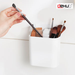 DeHUB Vacuum Pad ที่เก็บของ ชั้นวางของในห้องน้ำ ที่เก็บแปรงสีฟัน ยาสีฟัน กล่องเก็บของ ไม่ต้องเจาะผนัง แผ่นกาว สูญญากาศ(Vacuum Pad Pocket 120)