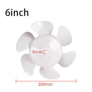 Standard Exhaust Fan Blade Replacement 12 10 8 6Inch Ventilation Fan Blade 6 Blades Fan Blade
