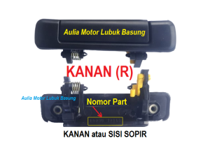 Handle Bukaan Pintu Luar Toyota Kijang Kapsul Krista New 2000 s/d 2004 LGX LSX Grand Super G Rover