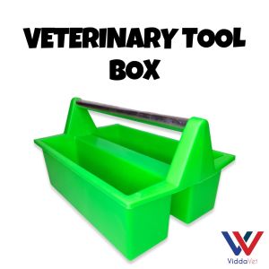 Durable Veterinary Tool Box for A Complete Solution for Storing Medical Supplies and Tools for Animal Health