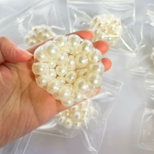 MUSASI Slow Rebound Stress Relief Ball Pearl Bead Filled Soft Mochi Texture Hand Squeeze Toy Calming Desktop Decor Mochi Texture Ball For Anxiety Relief