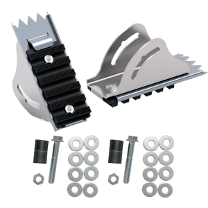 Lightweight Aluminum Ladder Support Pads Solid Anti Skid Design Tool Free Ladder Stabilizer For Frequent Relocation