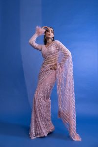 [PRE-ORDER] New Partywear Bollywood BlockBuster Design Launching Sequence Sarees [delivery time 12 days]