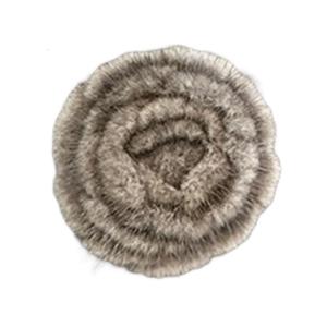 Pin Ghim Cài áo hình hoa lông chồn giả vật liệu sang trọng xách tay Thời trang cho phụ nữ tăng cường phong cách và tinh tế