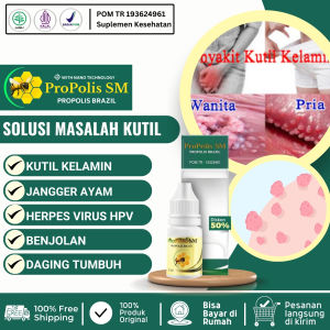 Obat Perontok Kutil Kelamin HPV Kutil Kelamin Pria/Wanita Obat Kondiloma Papiloma Obat Penyakit Kelamin Obat Penghilang Kutil Kelamin Perontok Kutil Kelamin Obat Jengger Ayam Virus HPV Obat Gatal kelamin Jamur Kelamin - Propolis SM
