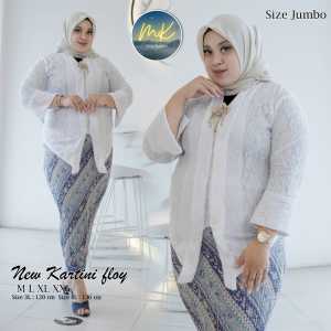 Setelan kebaya floy brokat jumbo 2L-4L / Kebaya buat orang gemuk