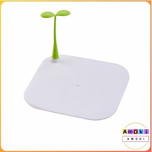 AmoKi Thick Silicone Floor Drain Deodorant Cover Bathroom Deodorant Insect-Proof Bean Sprouts Shape