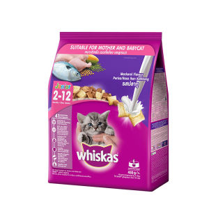 [Hoàn Tiền 10%] Thức ăn hạt whiskas mèo lớn vị cá biển cá thu gói 400g