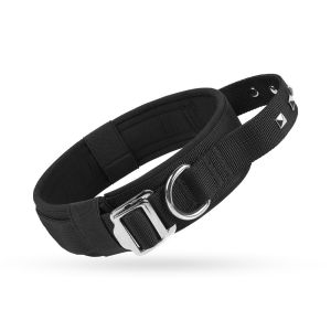 PERNEAKY Metal Buckle Dog Training Collar Heavy Duty Adjustable Pet Collar Leash Durable Breathable Dog Rivet Collar Outdoor