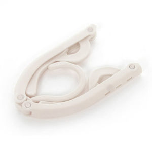 Foldable Hanger 折叠衣架 Penyangkut Baju Lipat Anti-Selip Mudah Alih Travel Portable Clothes Hanger Non-slip Hanger Plastic