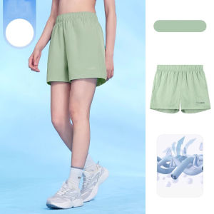 กางเกงขาสั้นกีฬาและพักผ่อนผู้หญิงอูฐกางเกงทรงหลวม