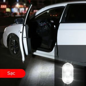 Đèn LED cảm ứng Đèn khẩn cấp có thể sạc lại USB Đèn LED xung quanh Đèn nội thất ô tô từ tính BIGBA