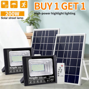 Buy 1 Take 1 Solar Light Heavy Outdoor LED Solar Flood Light 45W 200W 500W Street Light Waterproof With Remote Control Support COD