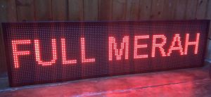 Running Text 2m X 35cm waterproof outdoor wifi single&fullcolour
