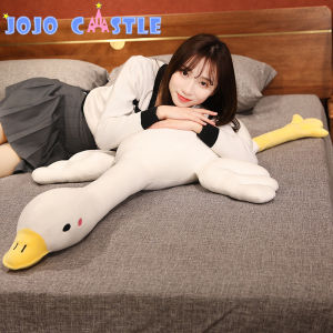 JOJO CASTLE Giant Fluffy Giant Stuffed Animal Goose Plush Toy Doll 50/70/90/110/130/150cm Soft White Duck Pillow Hug Cushion for Children Adults Home Car Decor Gifts for Girl