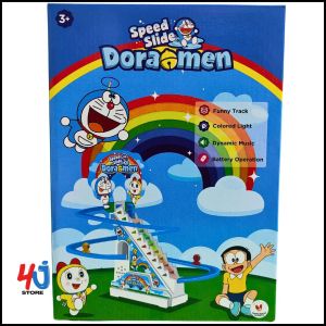 Mainan Anak Naik Tangga Jolly Penquin Lovely Kitty Train and Friends Slide Track