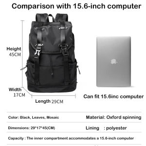 (Ship in12hrs)Backpack for Women Men Waterproof Lightweight Nylon Laptop Ladies Men Bag Leisure Travel Multi Functional Fashion Back pack
