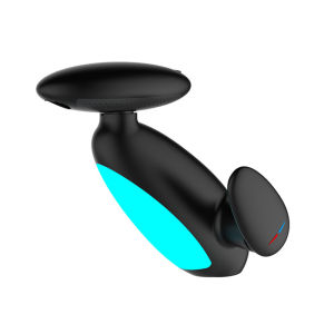 LED Waterfall Faucet for Bathroom Sink - 360° Swivel Spout with 4-Temperature Settings Cool/Warm Mood Lighting Spacecraft Design - Modern Touchless Kitchen & Vanity Faucet