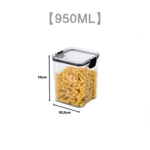 Food Storage Plastic Tank Clear Food-Grade Storage Box Food Snacks Keep Fresh Plastic Canister