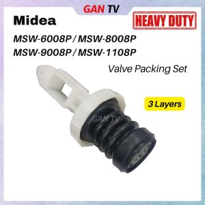 Heavy Duty Midea MSW-6008P MSW-8008P MSW-9008P MSW-1108P Washing Machine Drain Valve Packing Rubber Set (701S) GANTV