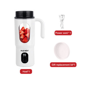 MEEVIDA Multi-functional Portable Blender 580ml Crushes Ice lightweight Baby Food Ice Smoothie Frui Electric Mixer Food
