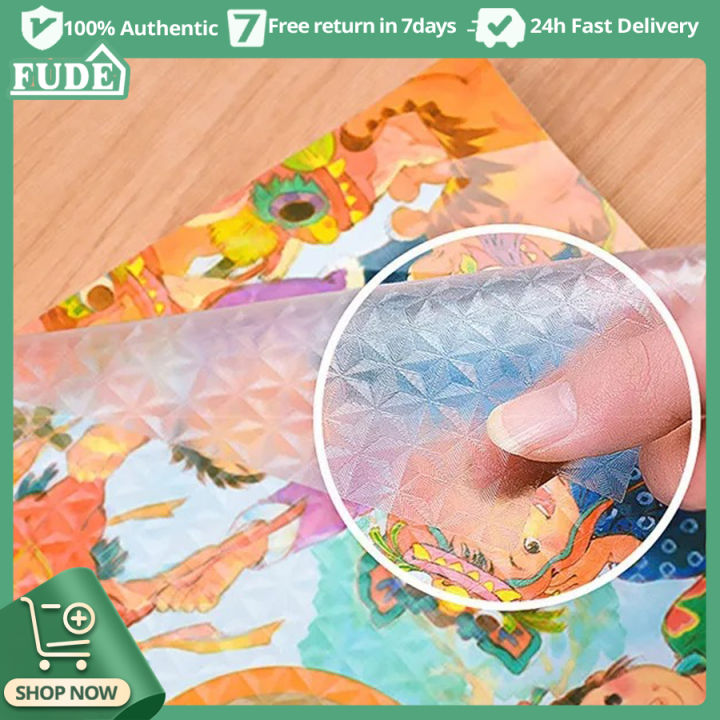 10 Sheets Transparent Selfadhesive Book Wrap Protective Cover Film