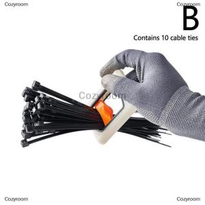 [COD] Cozyroom Square Cable Tie Organizer Fluorescent Portable Storage Cable Tie Holder Stable Fluorescent Organizer