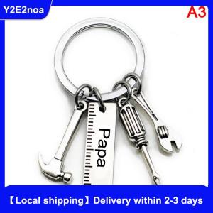 【Local shipping】 Dad Letters Keychains Creative Keyring Handbag Decor Pendant Fathers Day Gifts
