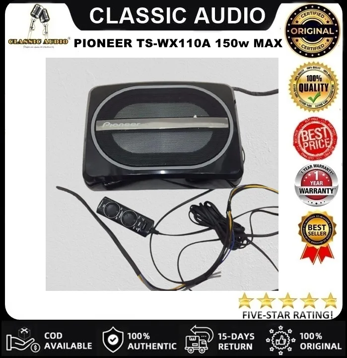 PIONEER TS-WX110A 150w MAX CLASSIC AUDIO (ORIGINAL) Compact