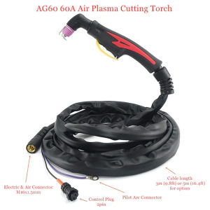 Air Plasma Cutter 60A AG60 SG55 WSD60 3/5M Pilot Arc Torch for 18mm Plasma Cutting Machine Torch