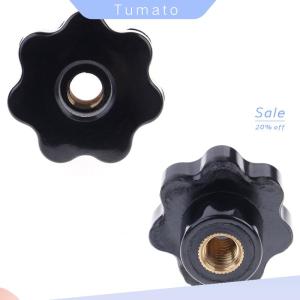 Tumato Plastic M4 M5 M6 M8 female thread seven star shaped head clamping nuts knob
