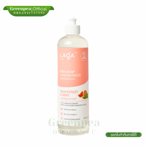 LAGA Dish Soap Concentrate ผลิตภัณฑ์ล้างจาน ขนาด 500 ml. ล้างขวดนม มาจากธรรมชาติ ไม่ระคายเครือง ลาก้า