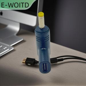 【E-WOITD】 1ชิ้น Type C สำหรับเกม PSP1000 2000 3000แจ็ค DC ปลั๊กไปยัง USB C อะแดปเตอร์ชาร์จ USB C ที่ชาร์จแปลง