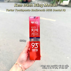 Kem đánh răng Median Tartar Toothpaste Dental IQ 93% 120g - Hàn Quốc