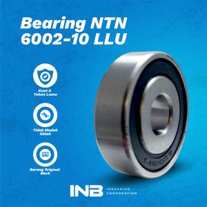 Laker Bearing 6002 - 10mm LLU NTN Bearing Bak Cvt Honda Vario Beat Scoopy Spacy INB Original NTN