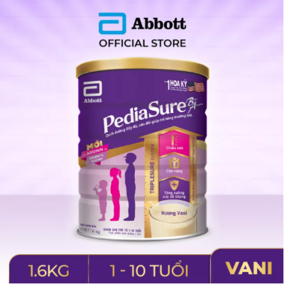 Lon sữa bột Pediasure B/A hương vani 1.6kg.