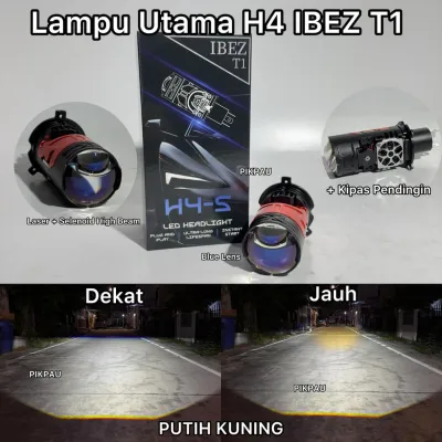 IBEZ T1 Lampu Utama Biled H4 Dengan Kipas Pendingin