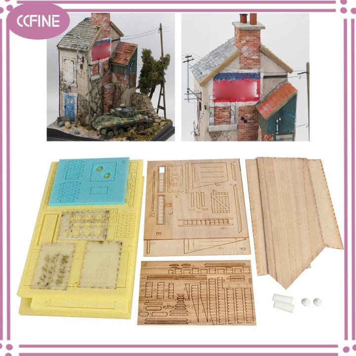 CCFine Unassembled Dioramas Building Model Kits 1/35 Scale Miniature