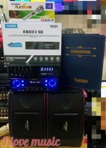 Original Konzert KCS-212 150watts speaker and amplifier with Platinum KBOX3 SD card player 21k OPM/English songs with platinum wired mic