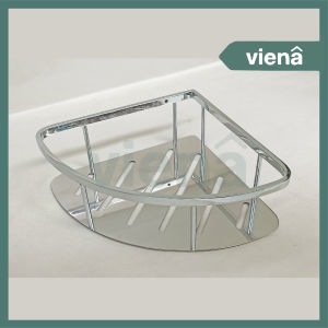 [ VIENA ] Rak Shampo Kamar Mandi Tempat Shampo Sabun Stainless Steel SUS 304 Tebal 22-22 Sudut
