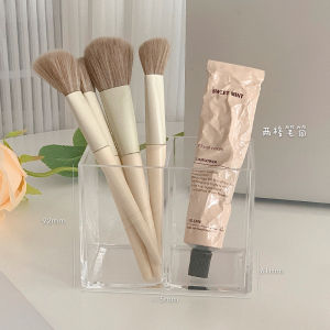 Transparent Multi-Grid Makeup Brush Holder Cup Desktop Organizer for Eyeliner Eyebrow Pencil Lipstick Vanity 108/255