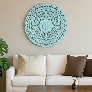 Celson By Sonamm Singh ( SG Seller ) Niama Wooden Hand Carved Mandala Wall decal