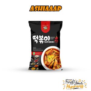Ashiaaap Topokki HALAL (200gr) / Toppoki Tteokbokki Instant Tokpoki Pedas Rabokki Mozarella Korea