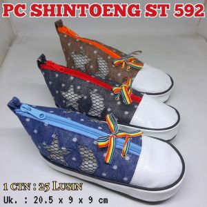 Tempat Pensil Sleting Sepatu ST 592