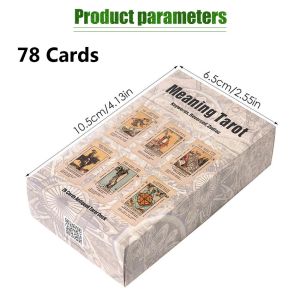 78 Cards Kartu Tarot Buku Tarot Arti Kartu Tarot Untuk Ramalan Misterius