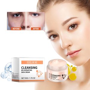 Eelhoe Makeup Whitening Cream Tone-up Cream Brightening Moisturizing Cream Primer Makeup Lazy Cream isolation concealer foundation Cleansing Rejuvenating Skin Cream (50g)