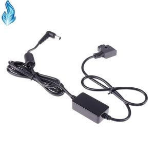 D-TAP Dtap to DC 6.0*4.0mm Ringht Angled Male Head 19.5V Booster Cable for Sony PXW-FX6/ PXW-FX9 Cameras