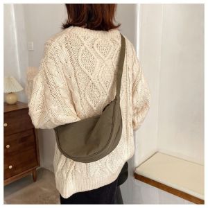 🚚【SG spot】Cross body dumpling bag shoulder bag versatile fashion bag mens and womens bag